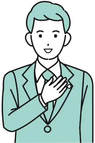 サラリーマン男性の画像